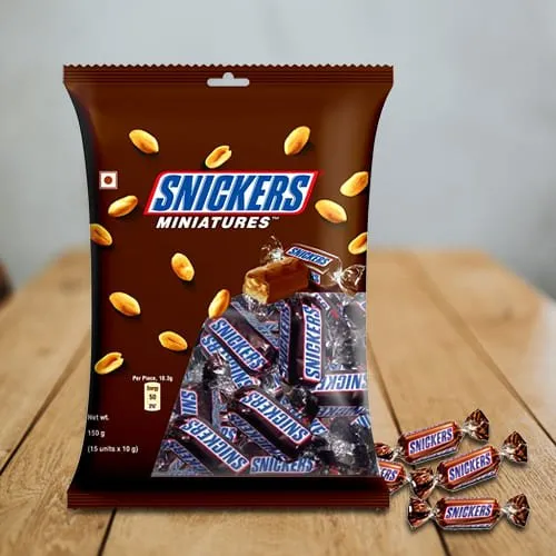 Snickers Chocolate Gift Box Basket - Medium - Snack Box Hampers