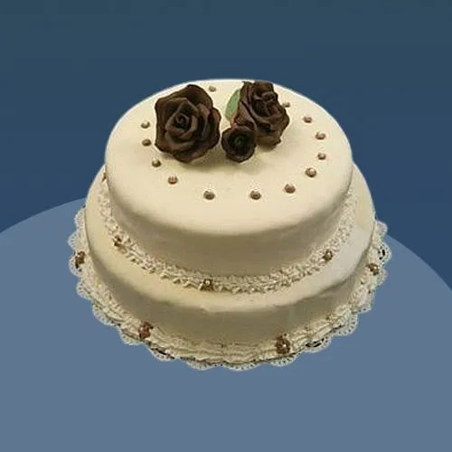 Send 3-Tier Yummy Vanilla Cake Online - GAL20-94918 | Giftalove