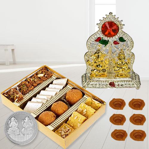 Special Diwali Gifts and Sweets Box from Haldiram/Bhikaram, Coin n Free ...