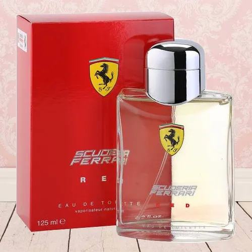 Send ferrari red edt for handsome men to Ahmedabad Free Delivery