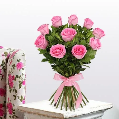 Pink Roses Bouquet With Elegent Chocolate Box, Mother's Day Delivery in  Ahmedabad – SendGifts Ahmedabad