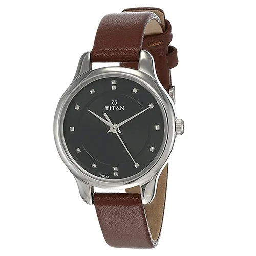 Send rocking titan womens workwear watch with black dial to Ahmedabad Free Delivery AhmedabadOnlineFlorists