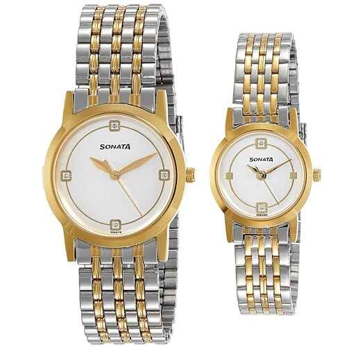 Golden discount watch sonata